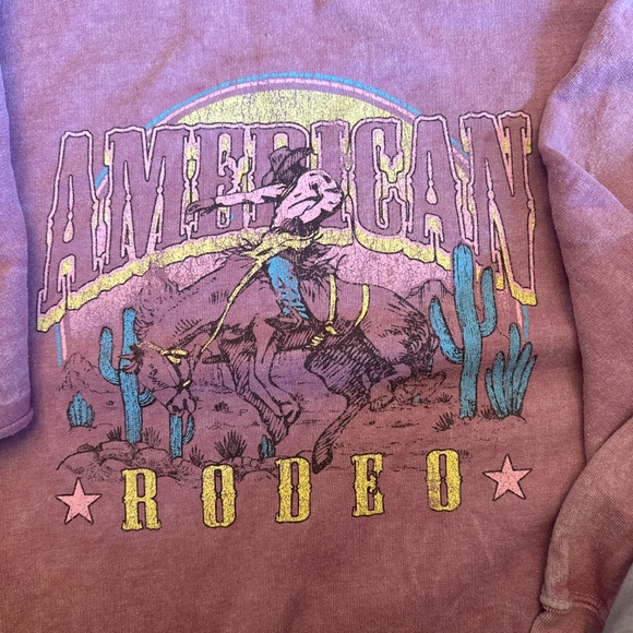 Sweet Claire Men’s American Rodeo Cowboy Desert Graphuc Tunic Sweatshirt L/XL - Picture 3 of 4